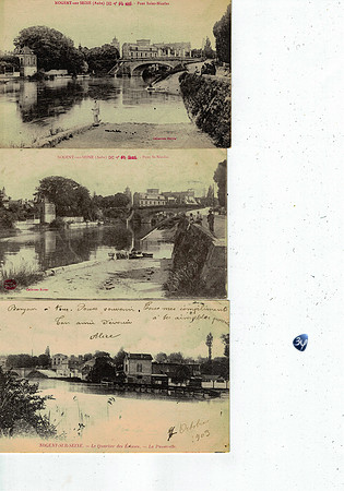 Carte postale ancienne Nogent-sur-seine N20_